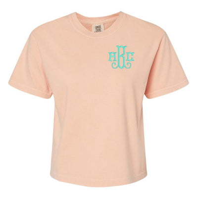 Monogrammed Comfort Colors Boxy T-Shirt - United Monograms