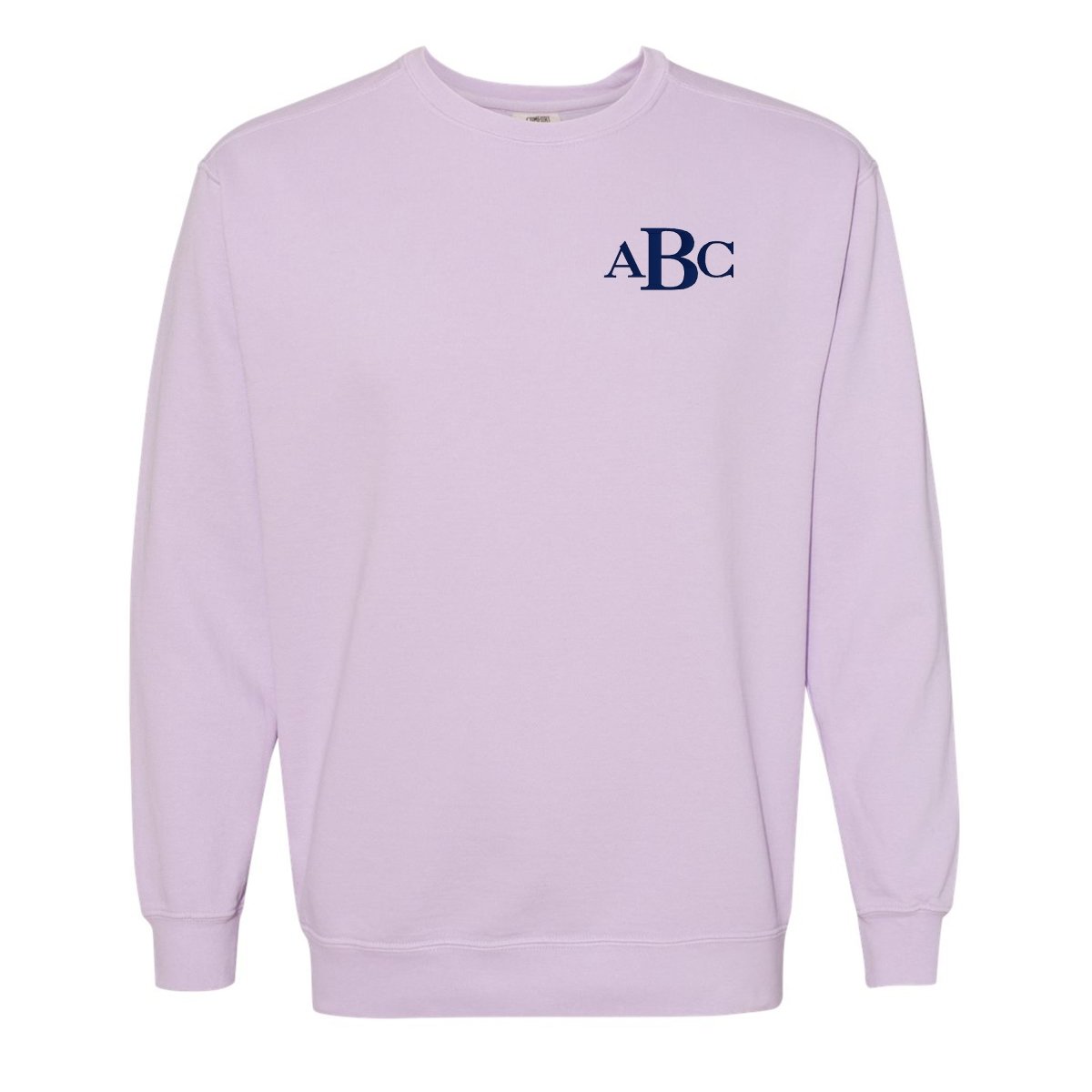 Monogrammed Comfort Colors Crewneck Sweatshirt - United Monograms