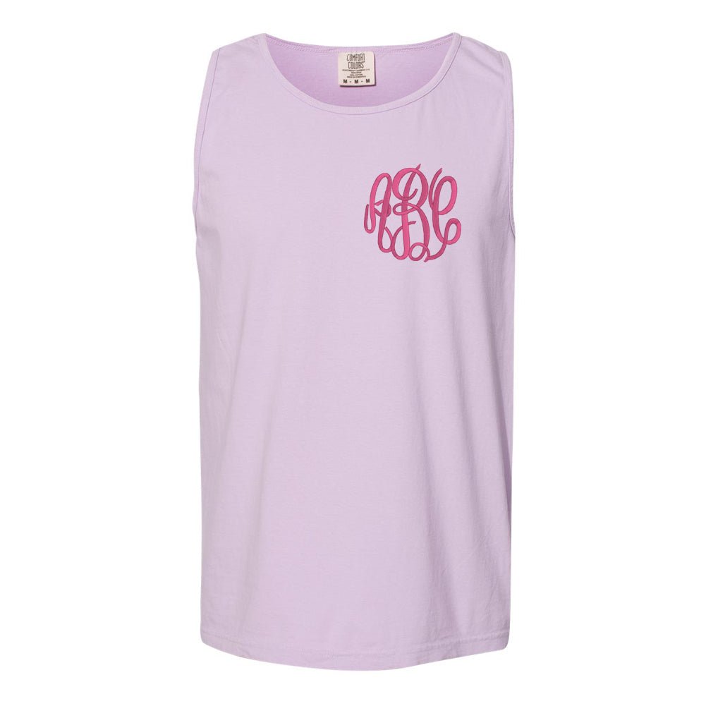 Monogrammed Comfort Colors Tank - United Monograms