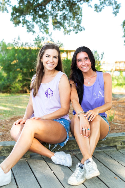 Monogrammed Comfort Colors Tank - United Monograms