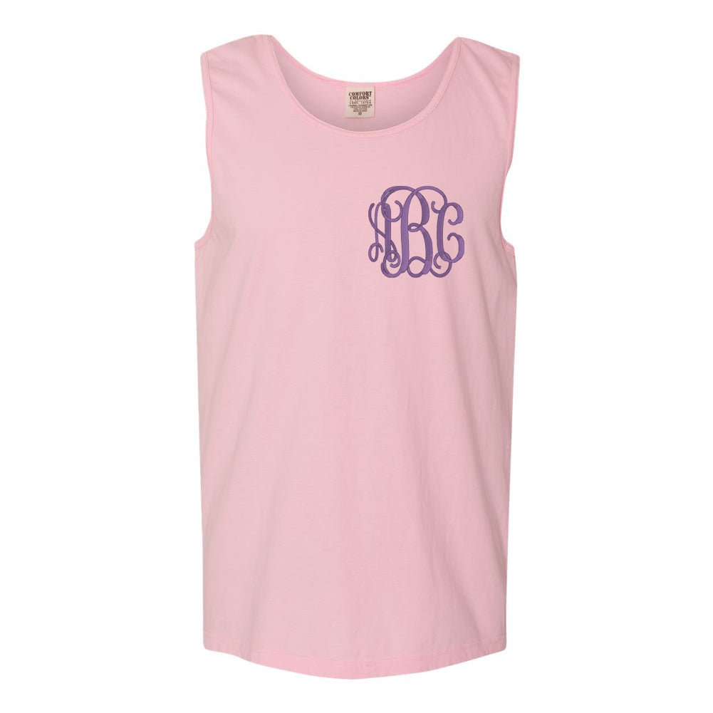 Monogrammed Comfort Colors Tank - United Monograms