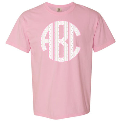 Monogrammed ‘Coquette Floral Patterns’ Big Print T-Shirt - United Monograms