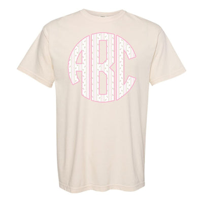 Monogrammed ‘Coquette Floral Patterns’ Big Print T-Shirt - United Monograms