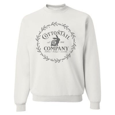 Monogrammed 'Cottontail Company' Crewneck Sweatshirt - United Monograms