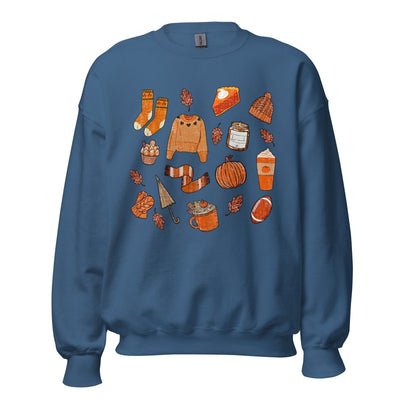 Monogrammed 'Cozy Fall' Crewneck Sweatshirt - United Monograms