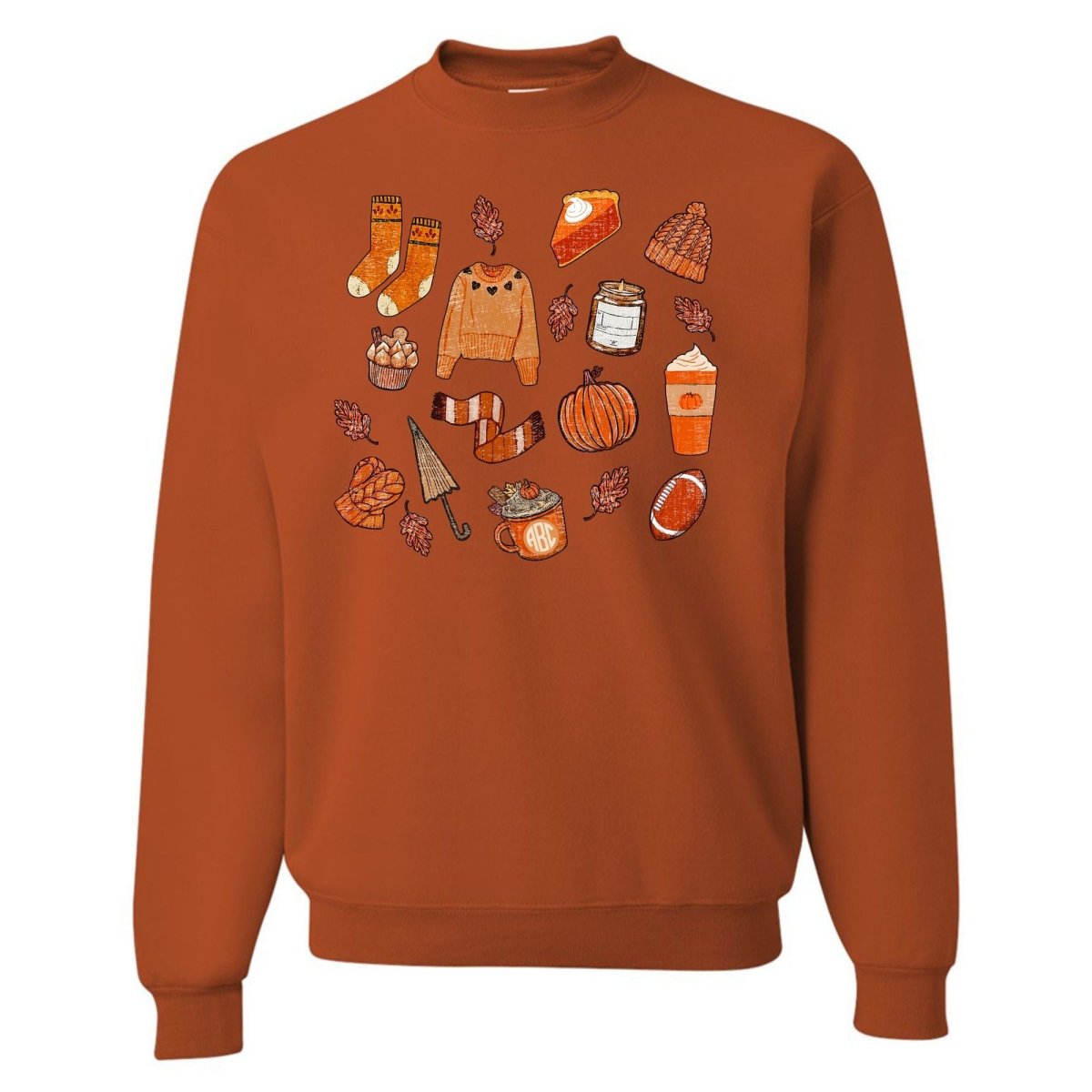 Monogrammed 'Cozy Fall' Crewneck Sweatshirt - United Monograms