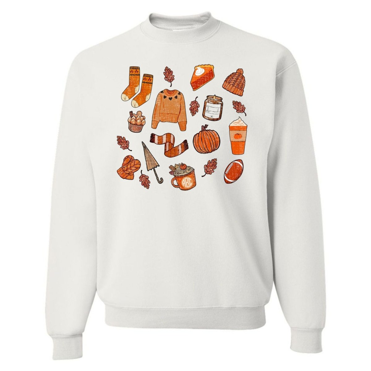 Monogrammed 'Cozy Fall' Crewneck Sweatshirt - United Monograms