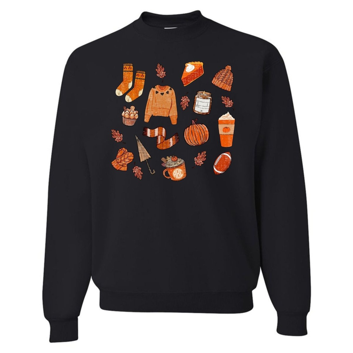 Monogrammed 'Cozy Fall' Crewneck Sweatshirt - United Monograms