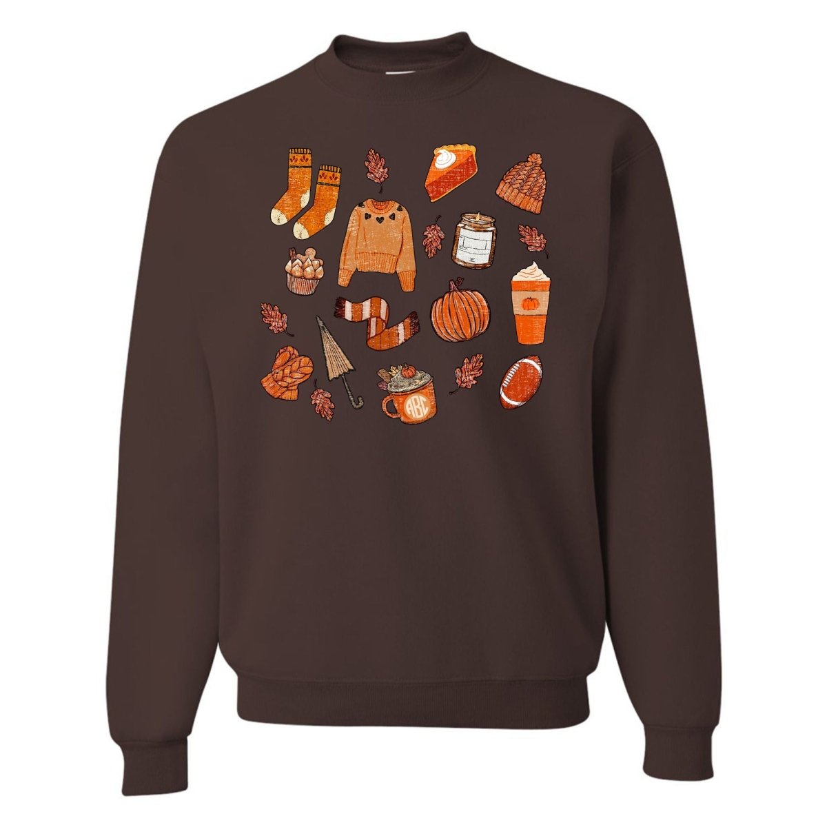 Monogrammed 'Cozy Fall' Crewneck Sweatshirt - United Monograms