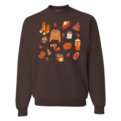 Monogrammed 'Cozy Fall' Crewneck Sweatshirt - United Monograms