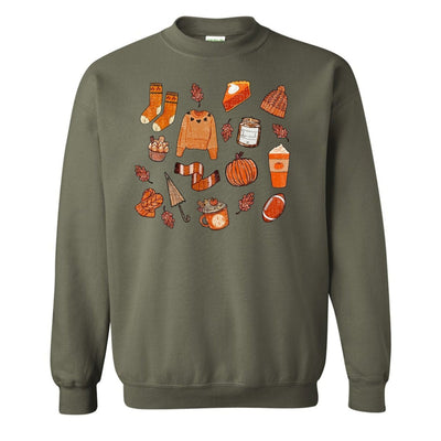 Monogrammed 'Cozy Fall' Crewneck Sweatshirt - United Monograms