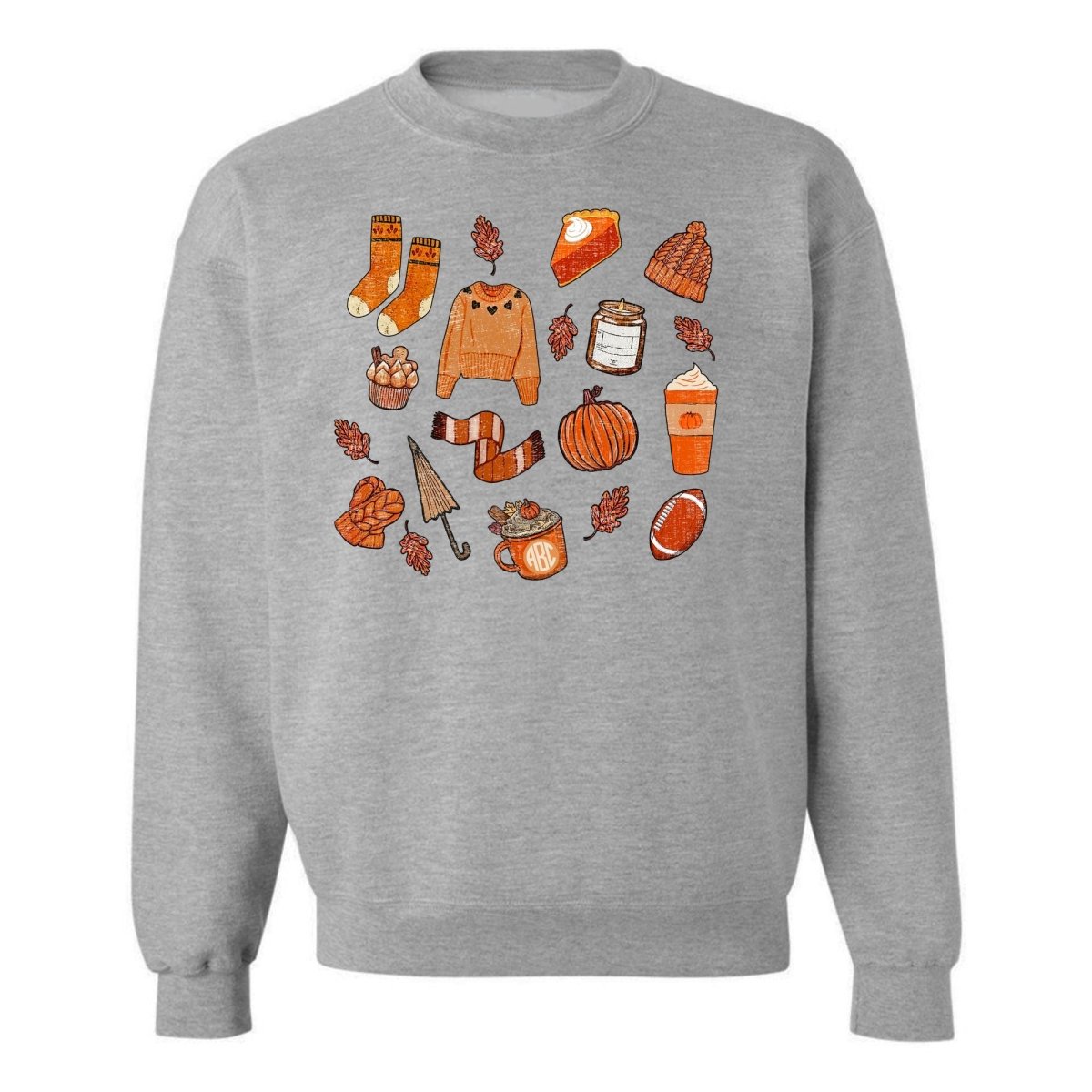 Monogrammed 'Cozy Fall' Crewneck Sweatshirt - United Monograms