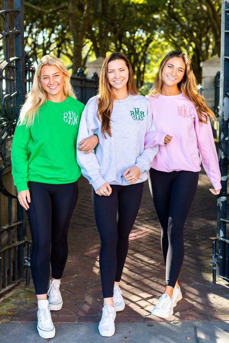 Monogrammed Crewneck Sweatshirt - United Monograms