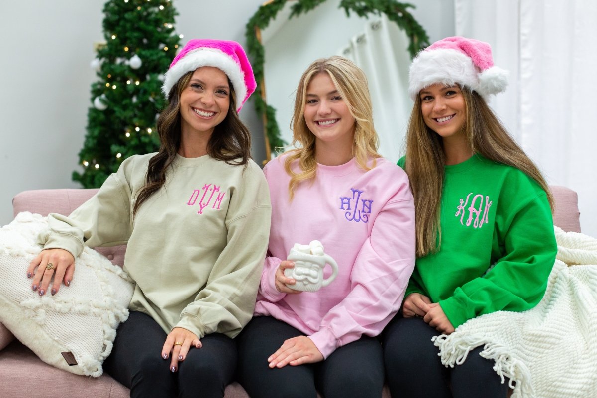 Monogrammed Crewneck Sweatshirt United Monograms