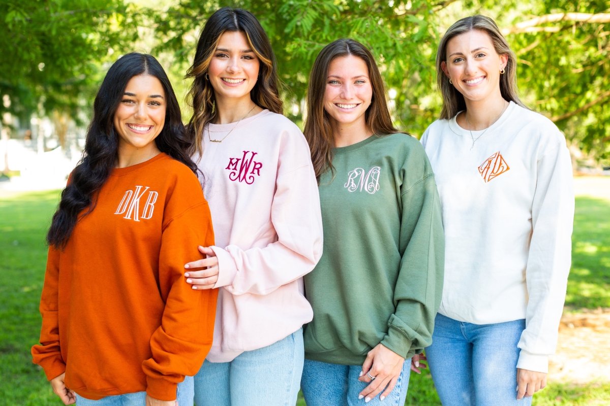 Monogrammed Crewneck Sweatshirt - United Monograms