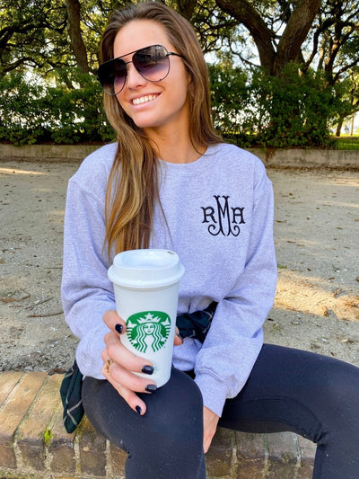 Monogrammed Crewneck Sweatshirt - United Monograms
