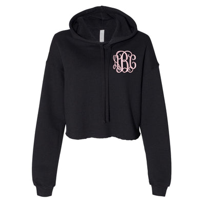 Monogrammed Cropped Hoodie - United Monograms