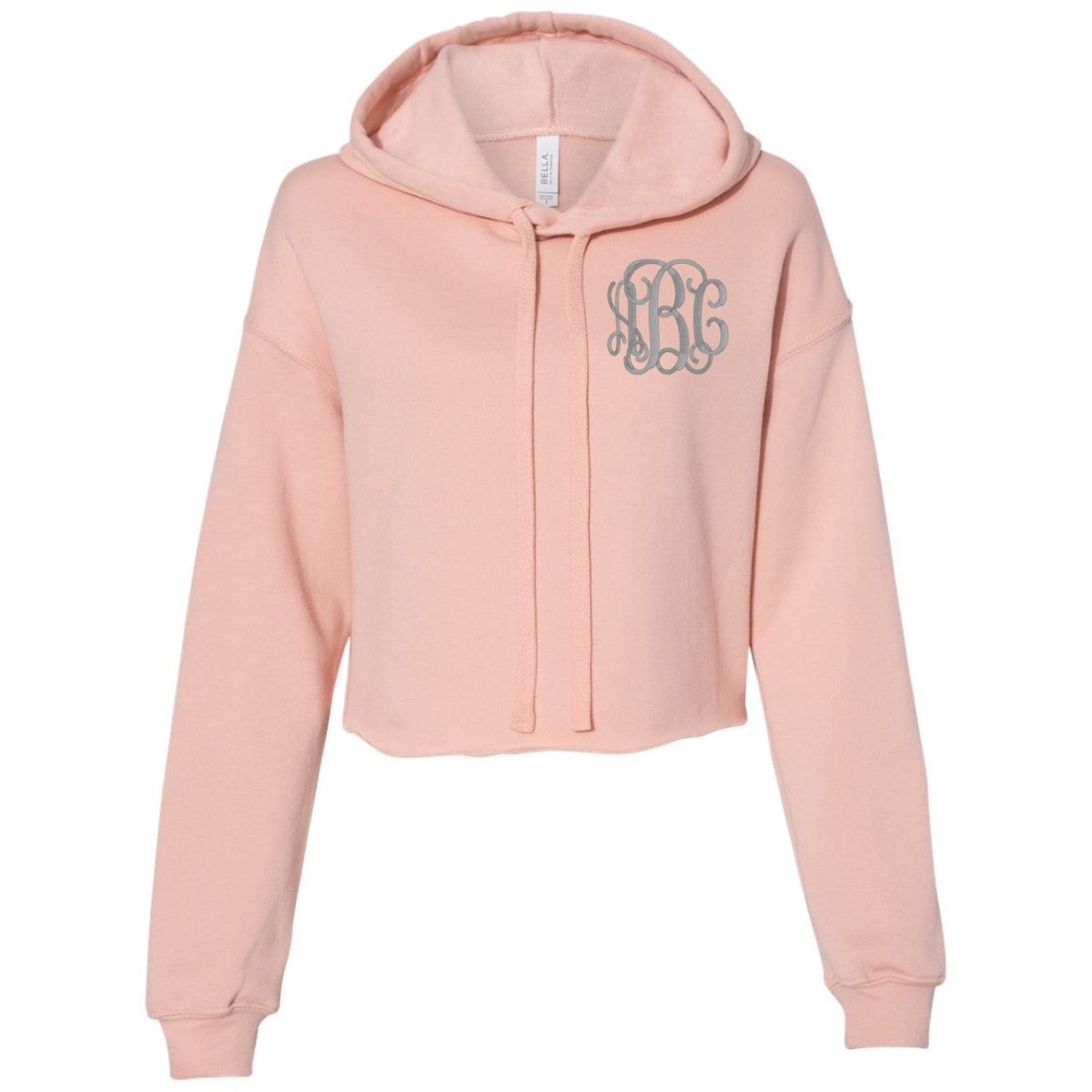 Monogrammed Cropped Hoodie - United Monograms