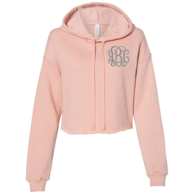 Monogrammed Cropped Hoodie - United Monograms