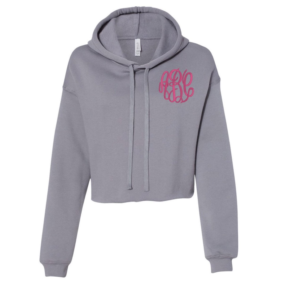 Monogrammed Cropped Hoodie - United Monograms