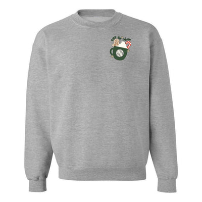 Monogrammed 'Cup Of Cheer' Crewneck Sweatshirt - United Monograms