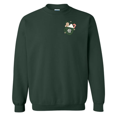 Monogrammed 'Cup Of Cheer' Crewneck Sweatshirt - United Monograms