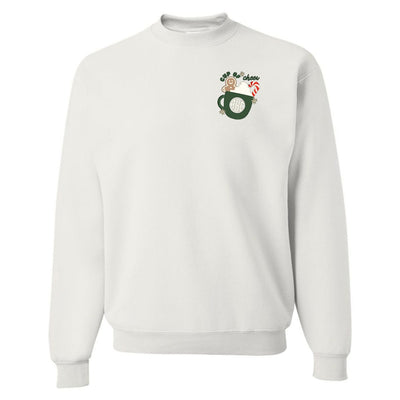 Monogrammed 'Cup Of Cheer' Crewneck Sweatshirt - United Monograms