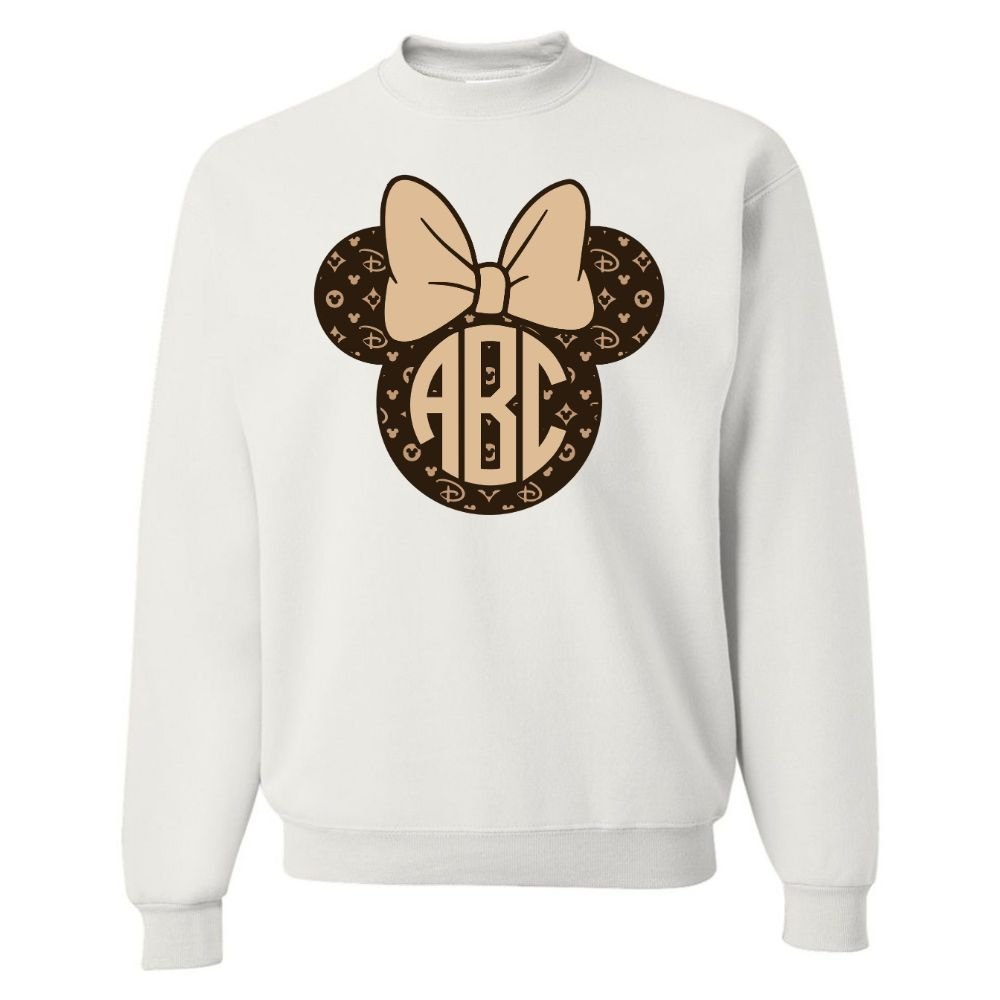 Monogrammed 'Designer Minnie' Crewneck Sweatshirt - United Monograms