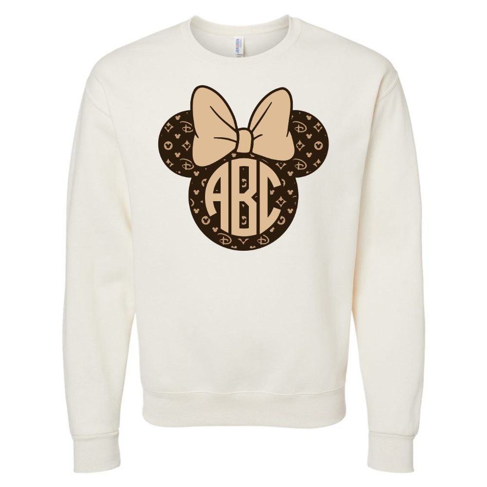 Monogrammed 'Designer Minnie' Crewneck Sweatshirt - United Monograms