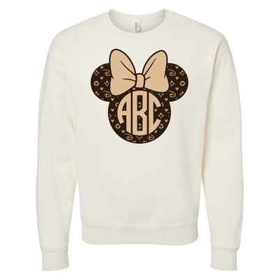 Monogrammed 'Designer Minnie' Crewneck Sweatshirt - United Monograms