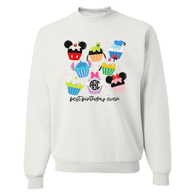 Monogrammed 'Disney Birthday' Crewneck Sweatshirt - United Monograms