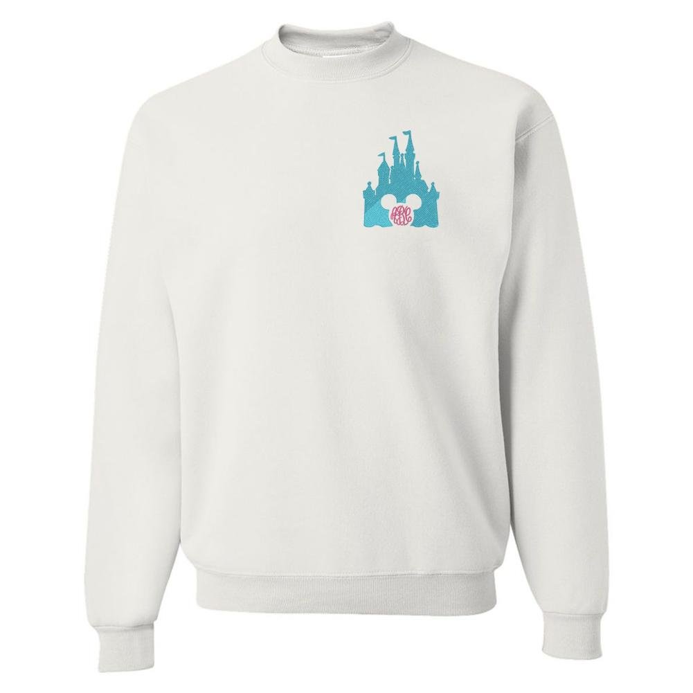 Monogrammed Disney Castle Crewneck Sweatshirt - United Monograms