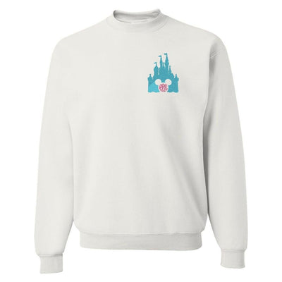 Monogrammed Disney Castle Crewneck Sweatshirt - United Monograms