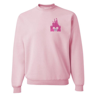 Monogrammed Disney Castle Crewneck Sweatshirt - United Monograms