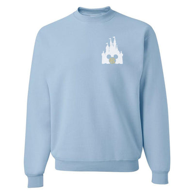 Monogrammed Disney Castle Crewneck Sweatshirt - United Monograms