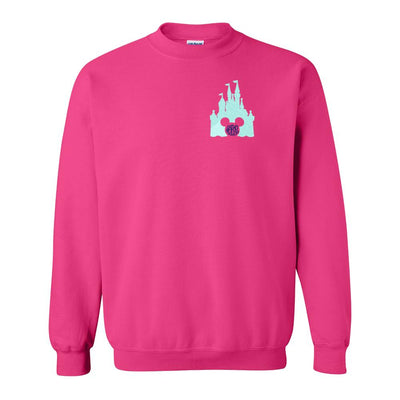 Monogrammed Disney Castle Crewneck Sweatshirt - United Monograms
