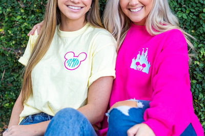 Monogrammed Disney Castle Crewneck Sweatshirt - United Monograms