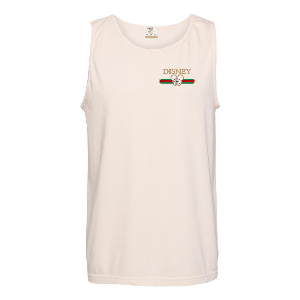 Monogrammed Disney Designer Dupe Comfort Colors Tank Top - United Monograms