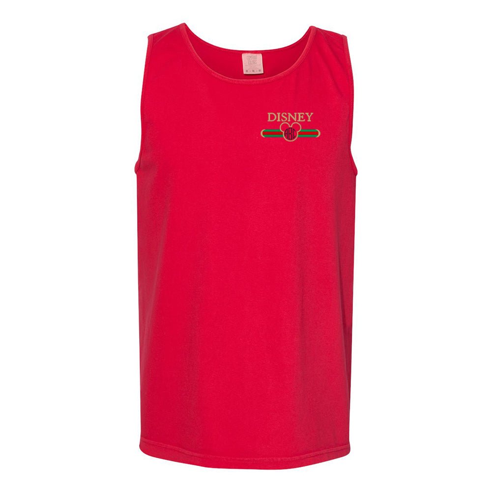 Monogrammed Disney Designer Dupe Comfort Colors Tank Top - United Monograms