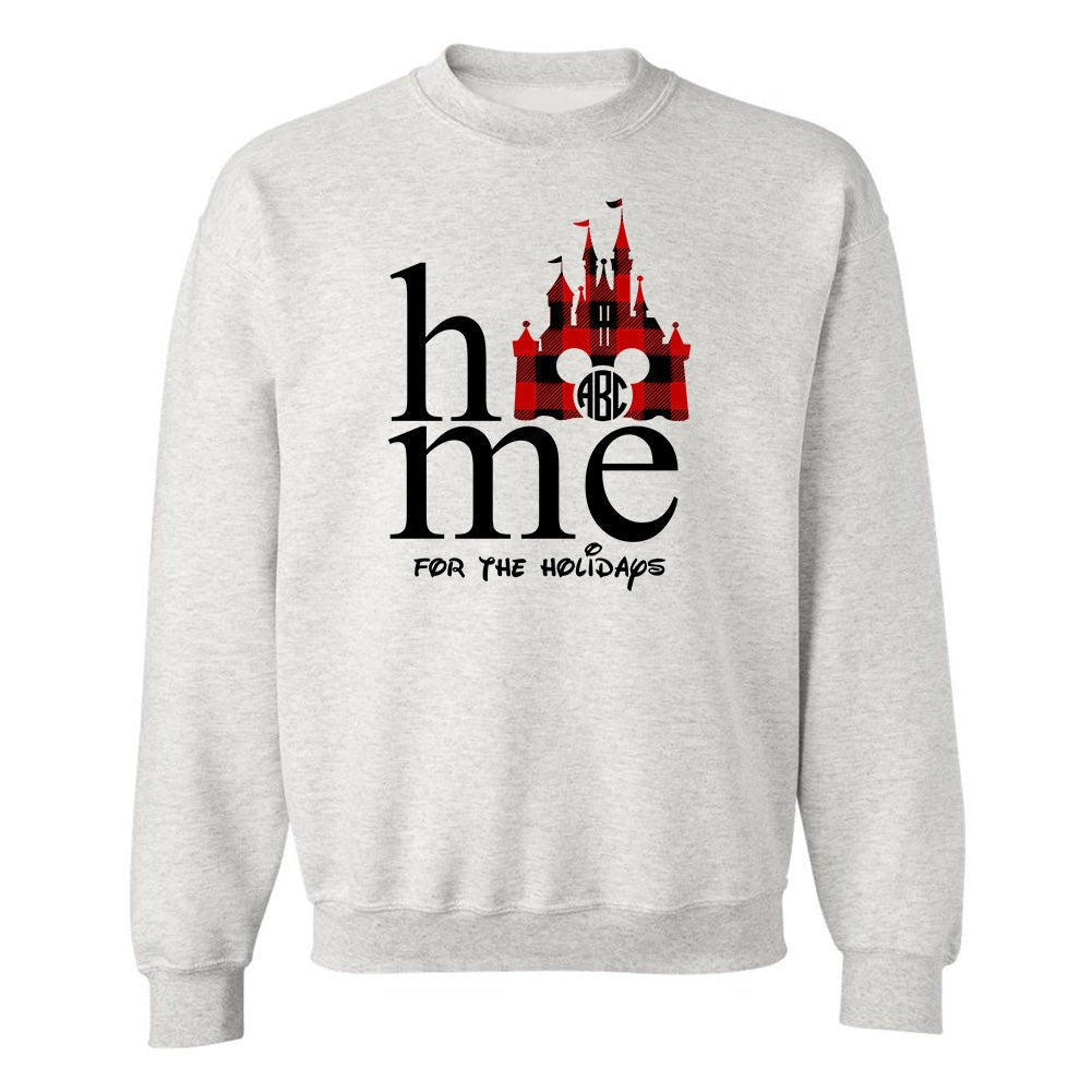 Monogrammed 'Disney Home for the Holidays' Crewneck Sweatshirt - United Monograms