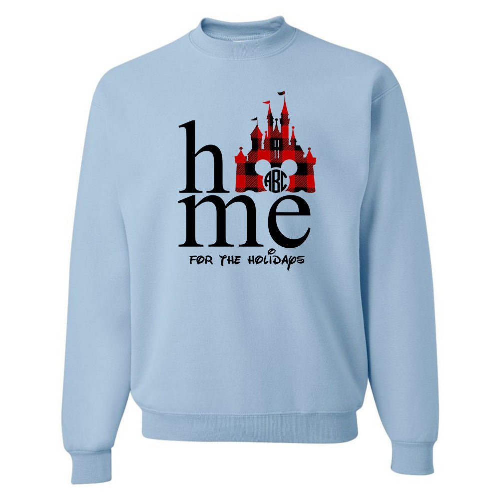 Monogrammed 'Disney Home for the Holidays' Crewneck Sweatshirt - United Monograms