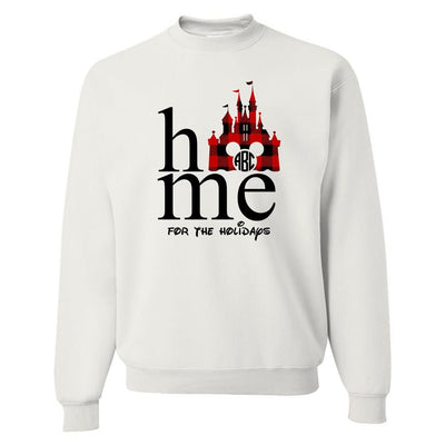 Monogrammed 'Disney Home for the Holidays' Crewneck Sweatshirt - United Monograms