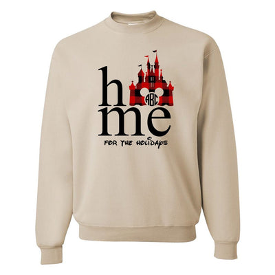 Monogrammed 'Disney Home for the Holidays' Crewneck Sweatshirt - United Monograms