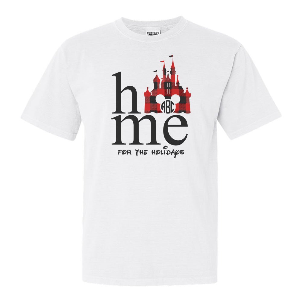Monogrammed 'Disney Home for the Holidays' T-Shirt - United Monograms