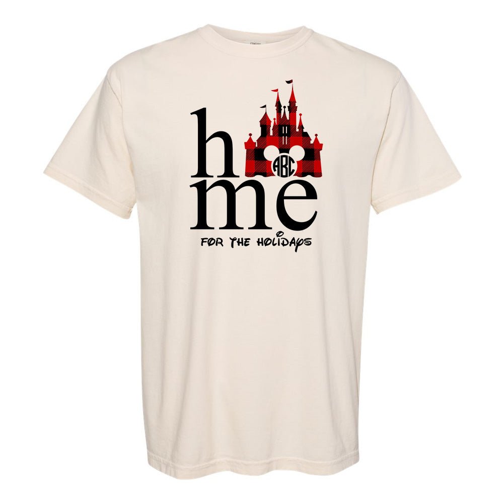 Monogrammed 'Disney Home for the Holidays' T-Shirt - United Monograms