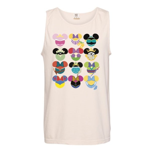Monogrammed 'Disney Princess' Tank Top - United Monograms