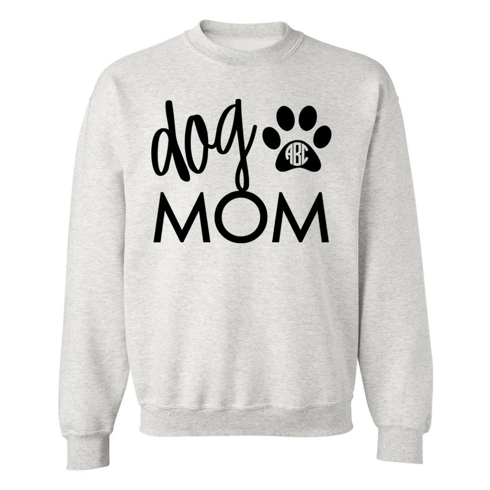 Monogrammed 'Dog Mom' Crewneck Sweatshirt - United Monograms