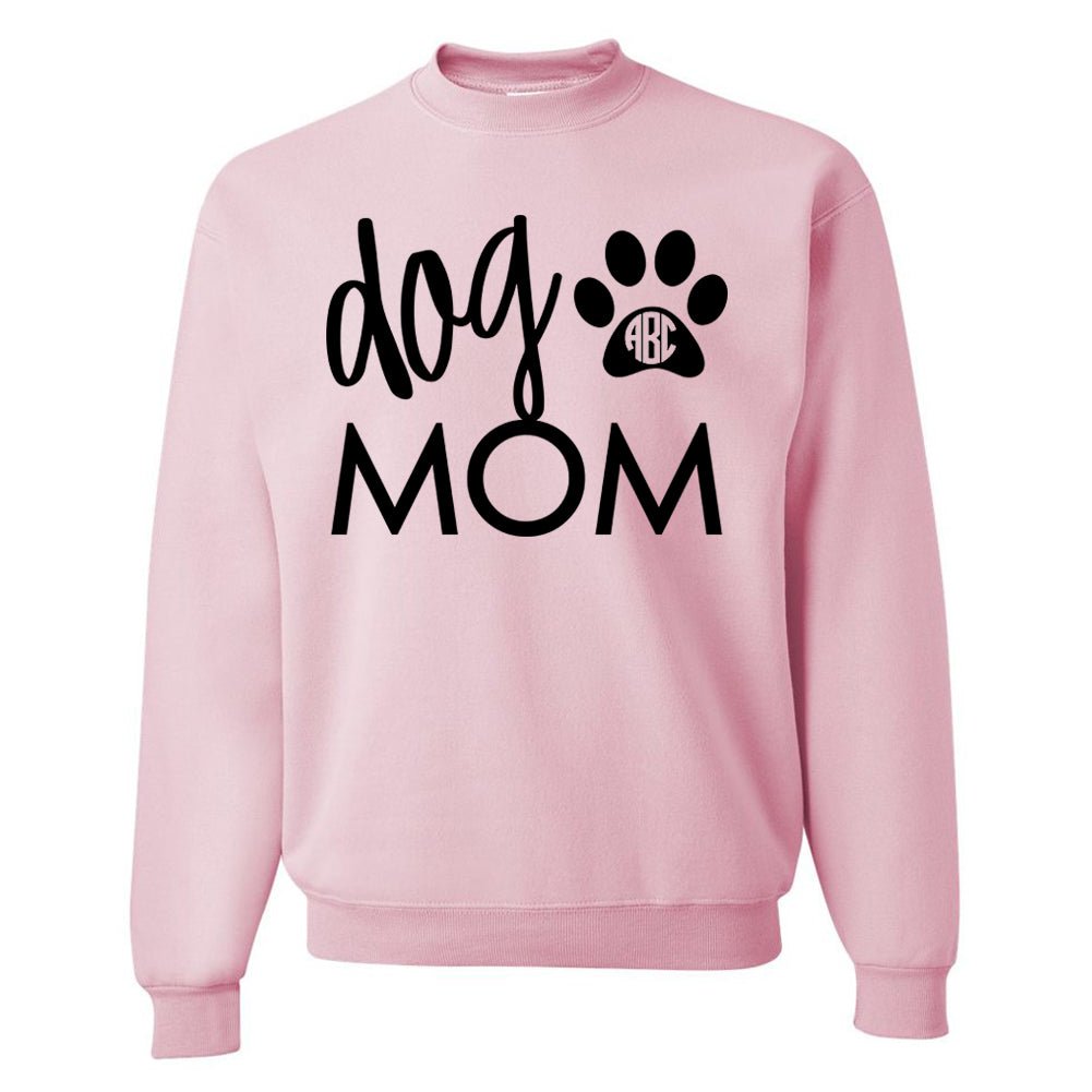 Monogrammed 'Dog Mom' Crewneck Sweatshirt - United Monograms