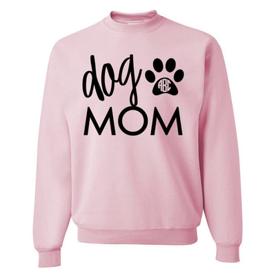 Monogrammed 'Dog Mom' Crewneck Sweatshirt - United Monograms