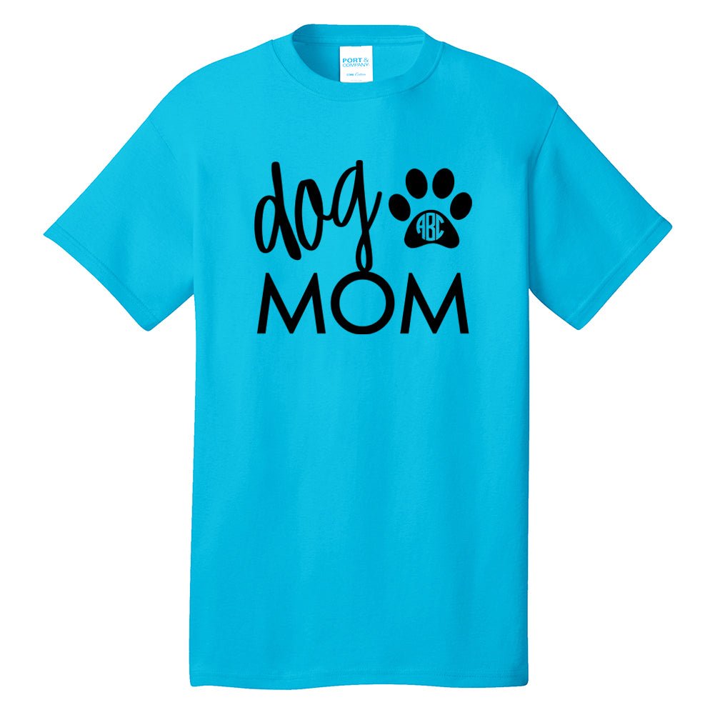 Monogrammed 'Dog Mom' Neon T-Shirt - United Monograms